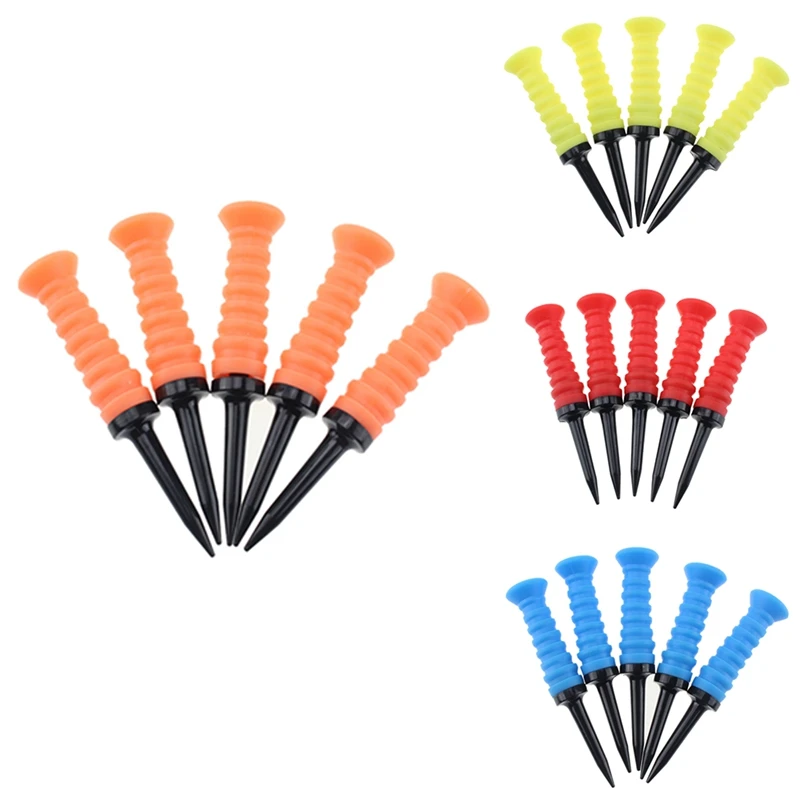 

5 шт. Гольф эластичный мягкий резиновый рукав мяч липкие свойства искусственная трава спортивный инвентарь