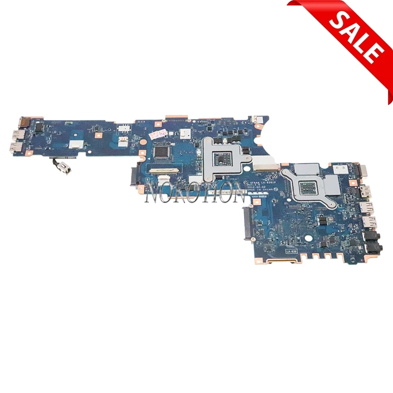 Материнская плата NOKOTION QFKAA LA-8391P REV 1 0 K000135200 для ноутбука TOSHIBA Satellite P850 HD4000 + GT630M Graphics