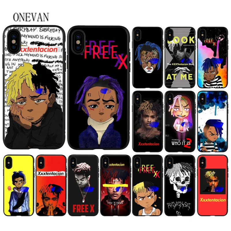Мягкий чехол xxxtentacion Rapper для Apple iPhone 7 8 6 6S Plus X XS MAX 5 5S SE XR чехол|Бамперы| |