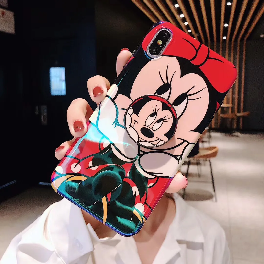 Милый мультяшный Классический чехол для телефона с изображением Минни Маус iphone Xs