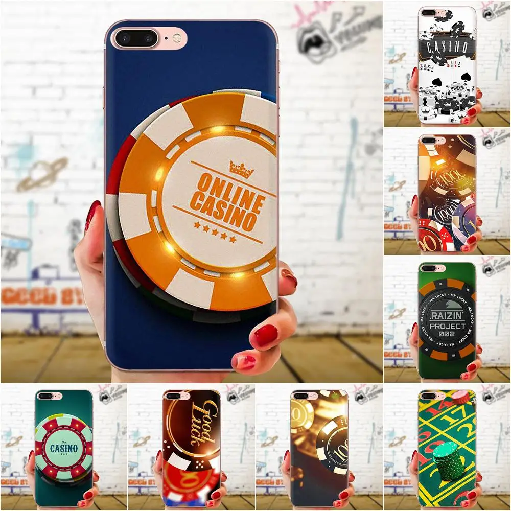 Для задней панели чехол Защитный азартные игры фишки для Huawei Honor 4C 5A 5C 5X6 6A 6X7 7A 7C 7X8