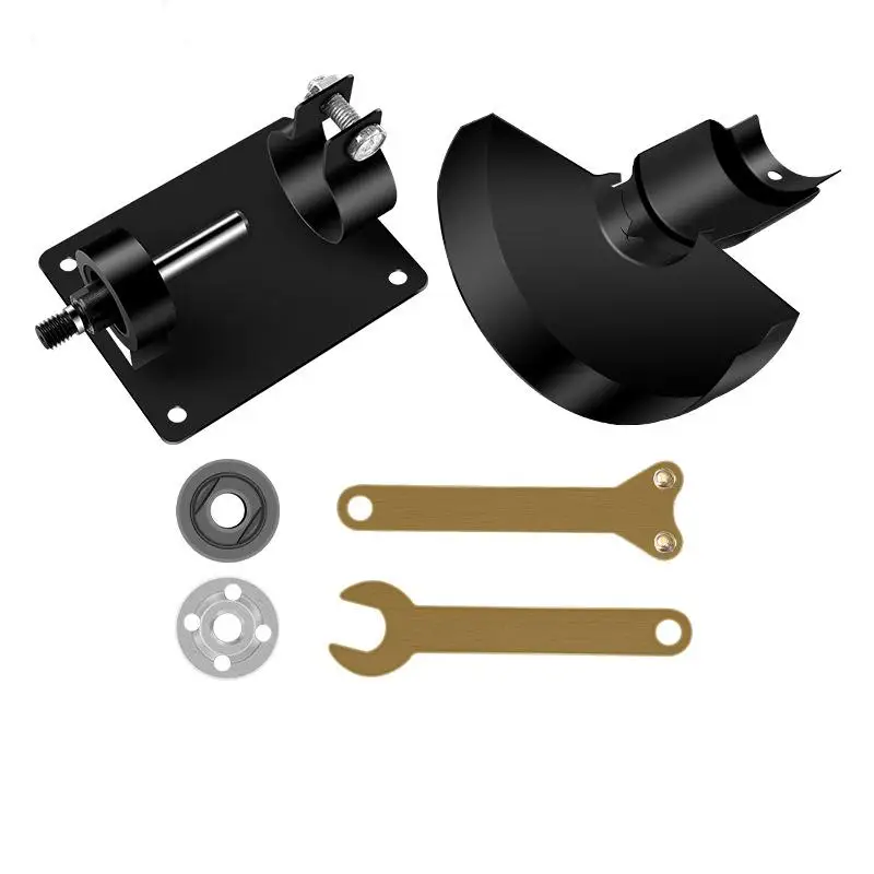 

Electric Drill Cutting Stand Holder Set with 2 Wrenches and 2 Gaskets for Polishing and Grinding