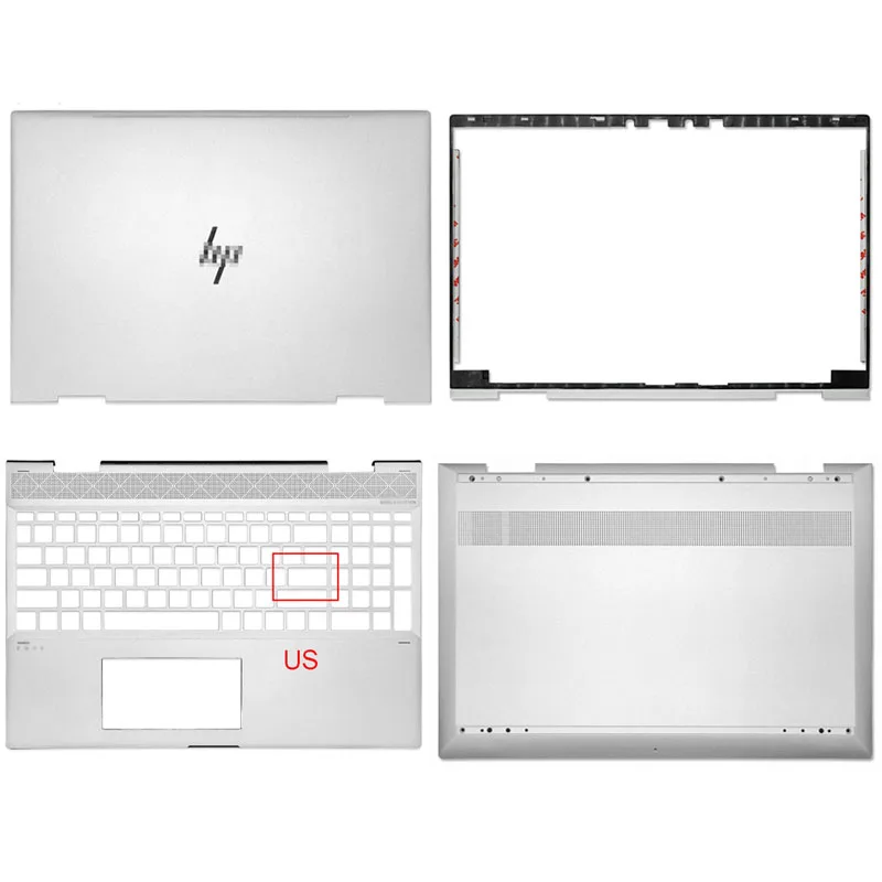 

Новинка для HP ENVY X360 15-CN 15-AG TPN-W134 задняя крышка ЖК-дисплея/Передняя панель/Упор для рук Keybaord США Великобритания/Нижняя верхняя крышка 15,6 дюйма