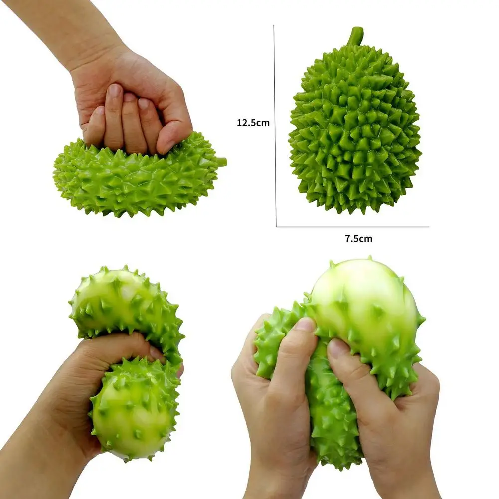 Durian-juguete Artificial seguro para adultos y ni&ntilde;os, juguete sensorial, juego interactivo, regalo para ni&ntilde;os-5