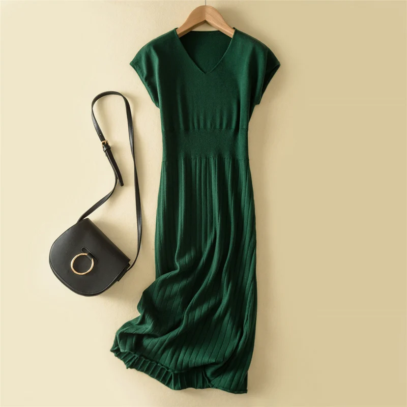 Женское длинное плиссированное платье без рукавов элегантное свободное тонкое