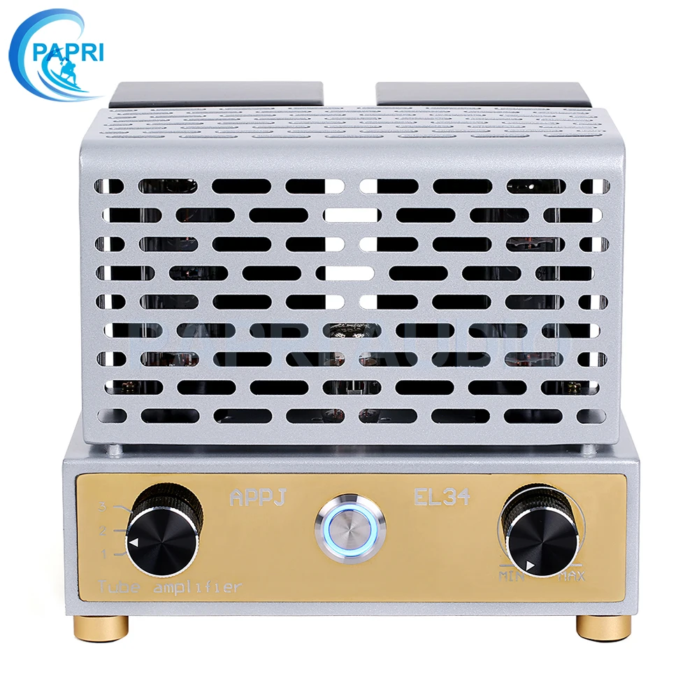 PAPRI APPJ мини усилитель EL34 односторонний аудио HIFI трубчатый 6CA7 KT77 6N4 12AX7 ECC83 |