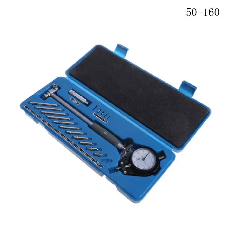 

Dial Dial Bore Gauge Indicator Set Diameter Measuring 50-160mm 35-50mm 18-35mm 0.01mm High Precision Engine Cylinder Measurement