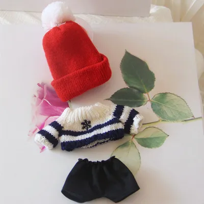 

[MYKPOP]KPOP Doll's Clothes & Accessoires- Cap+Sweater+Pans 3pcs Set for 20cm Dolls(without doll) Fans Gift SA19112607