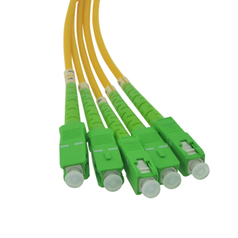 Оптоволоконный разветвитель SC APC 1x4 PLC одномодовый с коннектором FTTH ABS