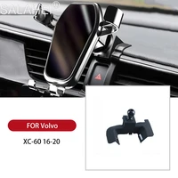 gps adjustable gravity car holder air vent clip mount mobile cell stand smartphone support for volvo xc60 2016 2020 car styling