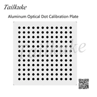 aluminum optical dot calibration plate dot correction block test calibration card machine vision splitter float glass substrate