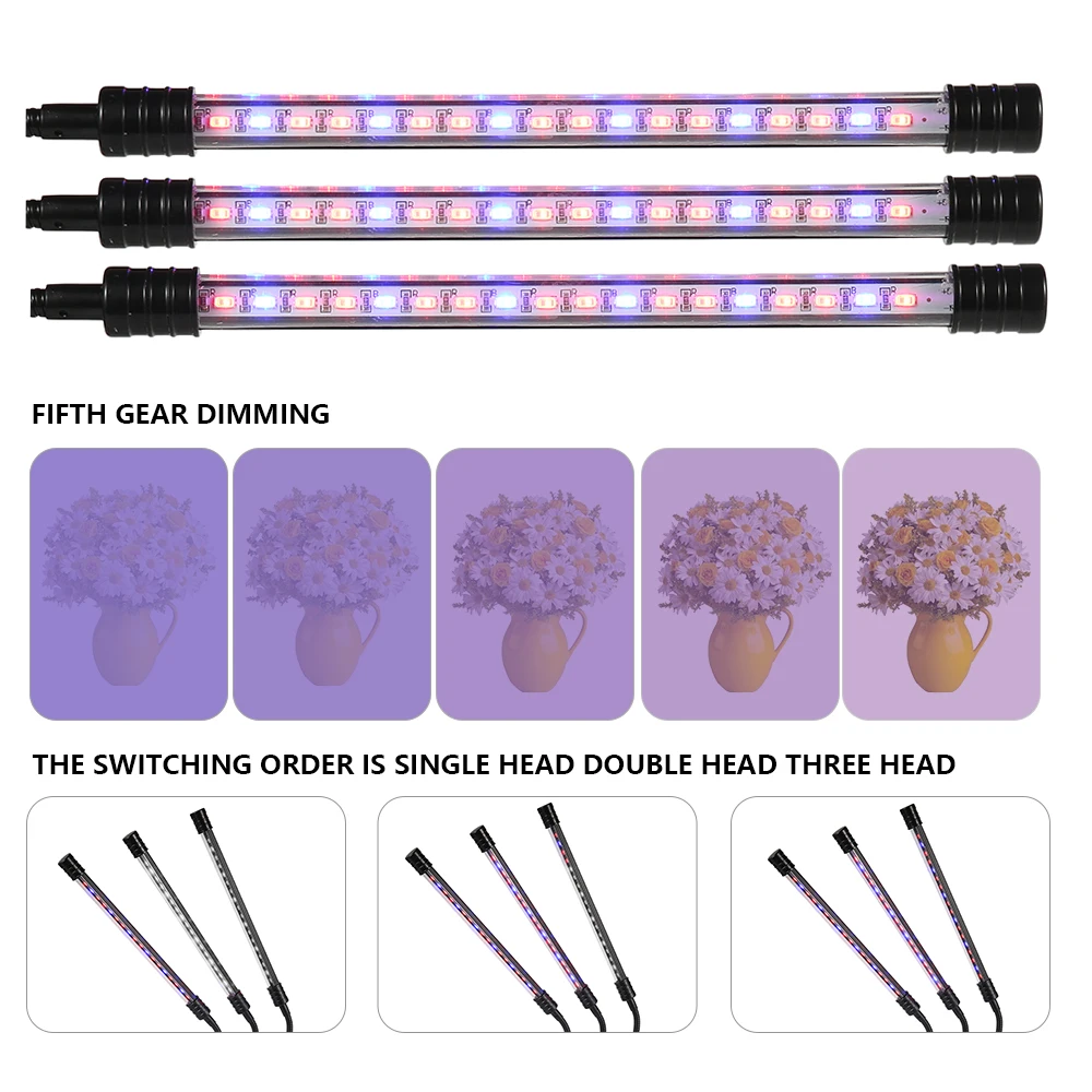 Фитолампа светодиодный светильник полного спектра для выращивания растений 5 В 18