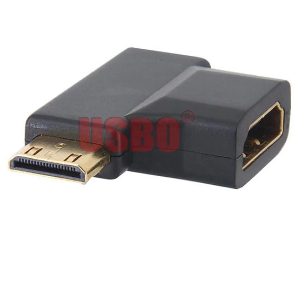 Высококачественный черно-белый Удлинительный Шнур Micro Mini HDMI разъем адаптера HD
