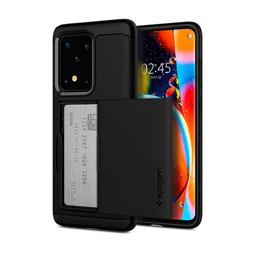 

Spigen Slim Armor CS Case for Samsung Galaxy S20 Plus Ultra S20+ With Card Slider TPU PC Protection Full Protective Cover