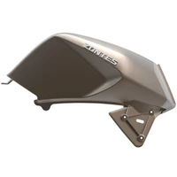 motorcycle shell plating bright gray titanium left and right fuel tank cover decorative cover for zontes ghost zt250 sr