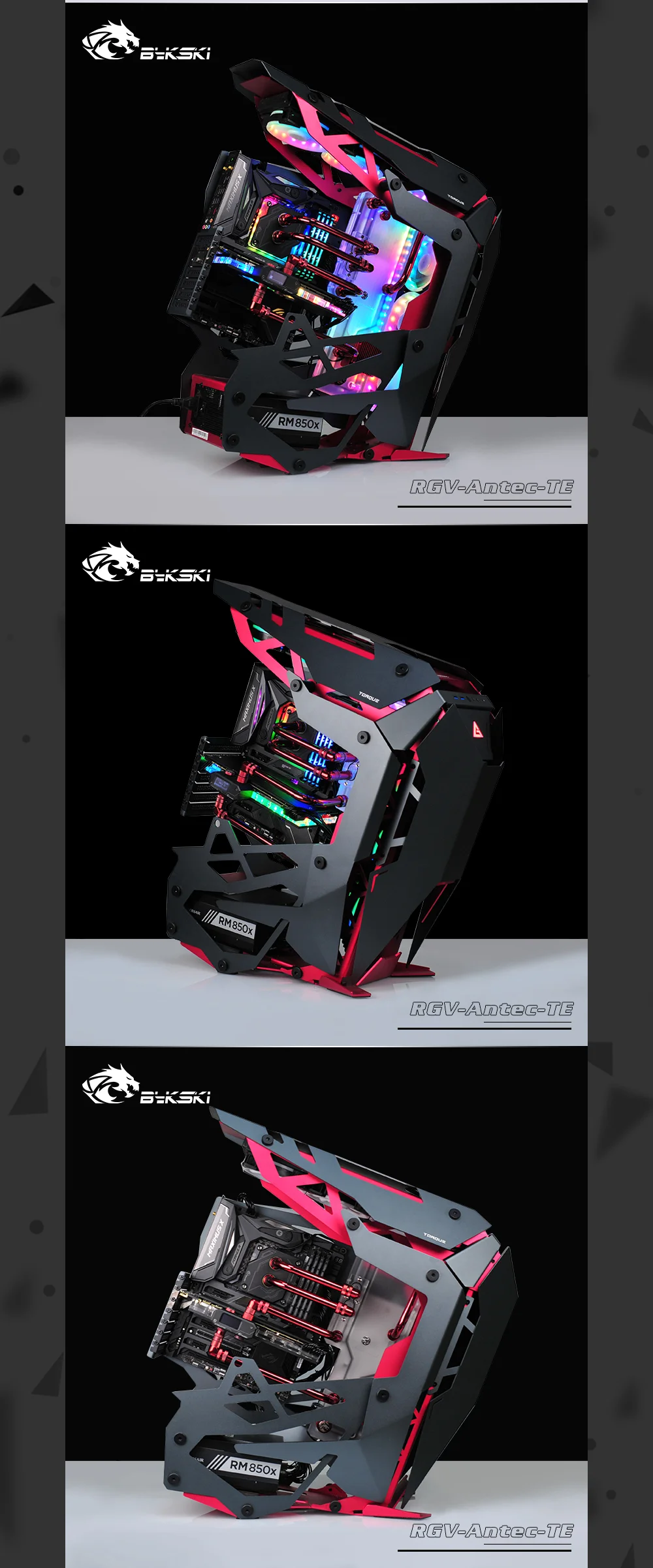 Bykski RGV-Antec-TE, водные платы для Antec Torque чехол, RBW 5V освещение, для Intel cpu водоблок и одно GPU здание
