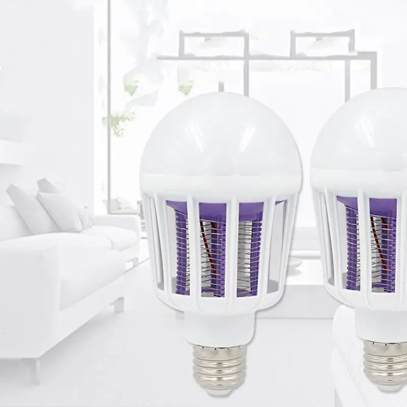 

2In1 9W LED Bulb Electric Trap Mosquito Killer Light 220V/110V Voltage Electronic Anti Insect Bug Led Night Lamp