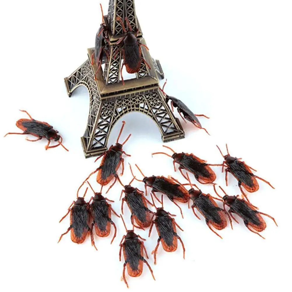 

1Pcs Toy Flies Cockroach Whole Person Toys Halloween Party Decoration Foot Home Worms Decorations Simulation Scorpion Gecko E9P8