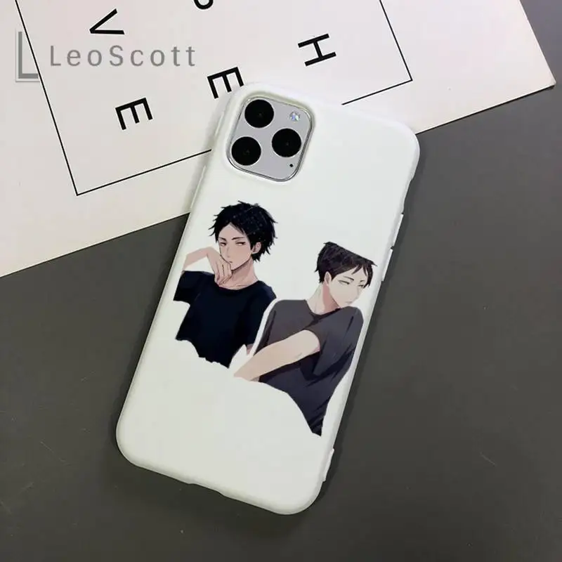 

Haikyuu Hinata Anime Phone Case Candy Color for iPhone 11 12 mini pro XS MAX 8 7 6 6S Plus X 5S SE 2020 XR