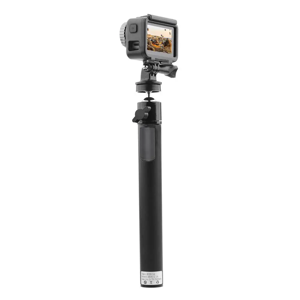Ручной внешний аккумулятор ручной удлинитель монопод селфи Палка для DJI Osmo Action