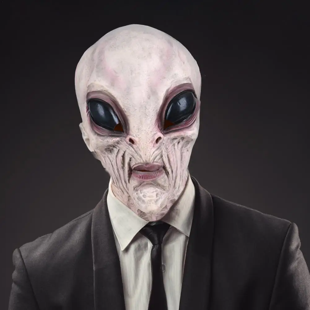 Инопланетянин маска череп инопланетянин Морф косплей маски Ужасы латексные на