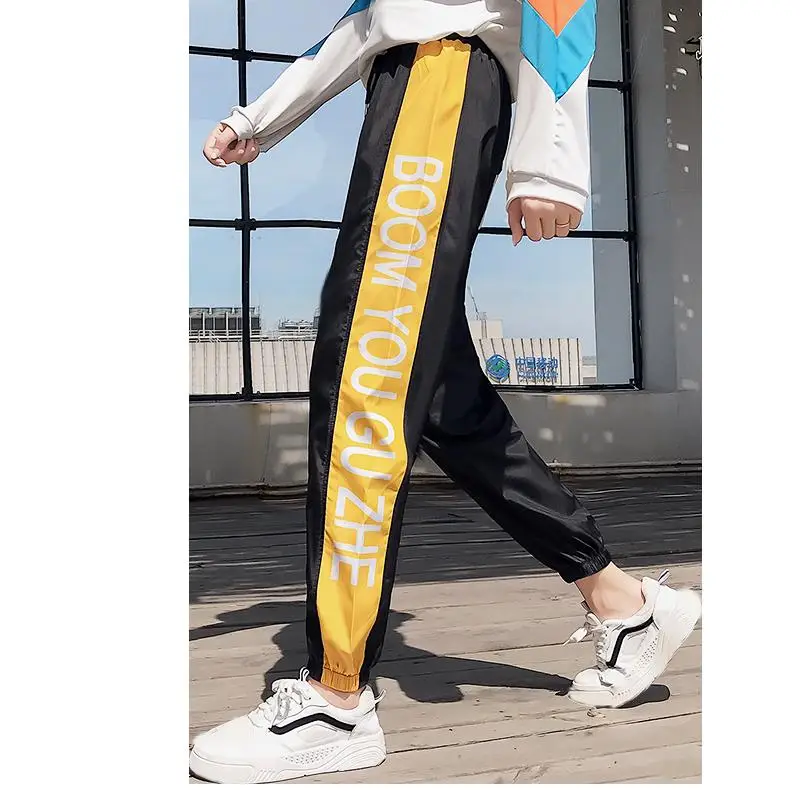 

Fashion women's pants hip-hop bf style western style loose sport leisure street dance harem pants