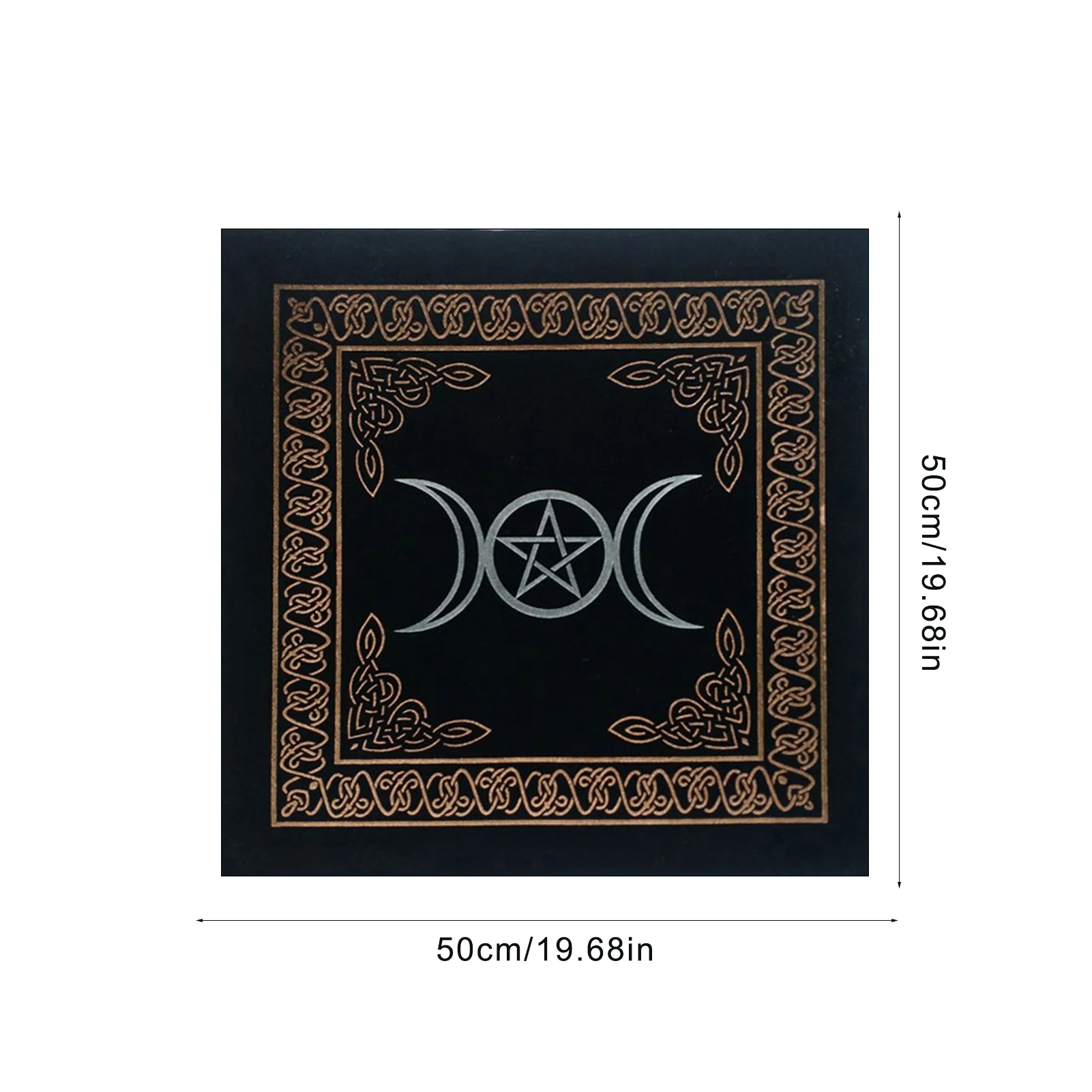 

50*50CM Tarot Card Tablecloth Constellation Astrology Table Cloth