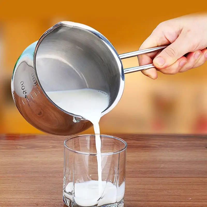 Мини кастрюля для подогрева молока из нержавеющей стали таяния соусов масла