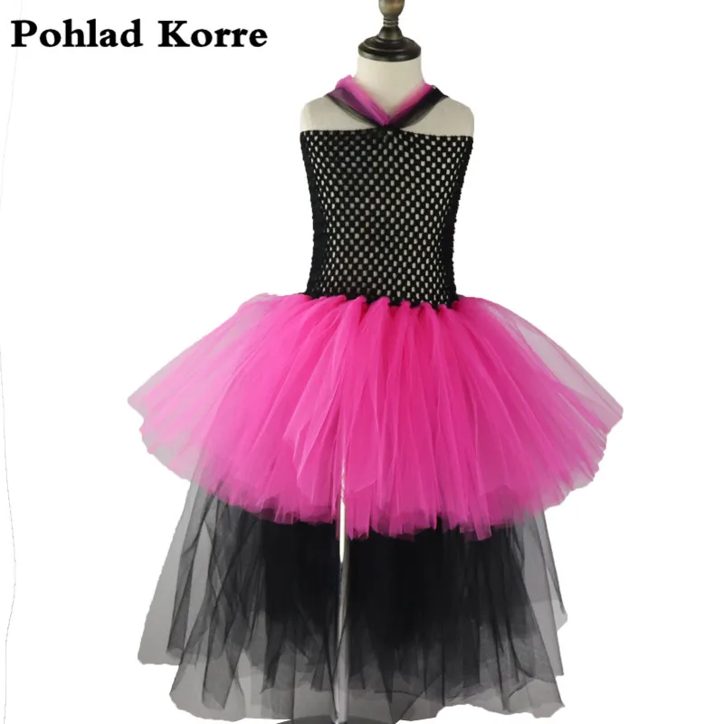 Черный ярко розовый винтажный женский костюм для косплея на Хэллоуин| |