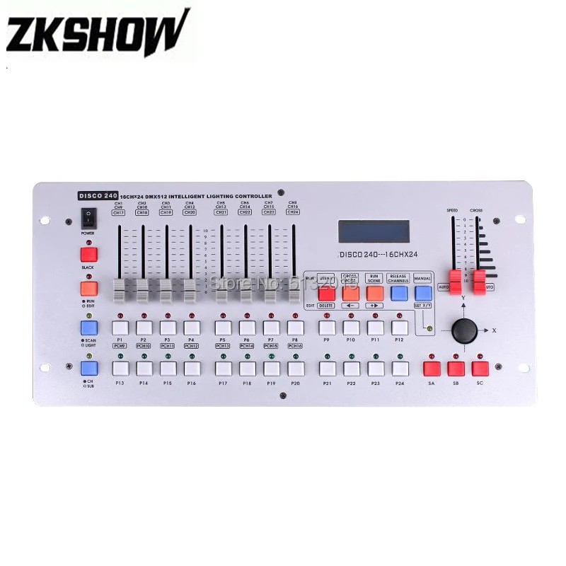 Dmx512 Контроллер освещения сигнальная консоль Usb Настольный 240 канальный