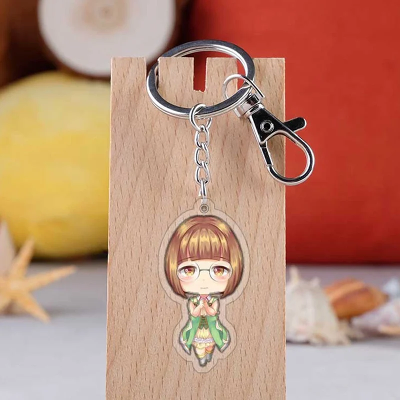 Модный Фиолетовый эвергарден аниме акриловый брелок милый забавный Porte Clefs сумка кулон ювелирные аксессуары Brelok Do Kluczy детские игрушки
