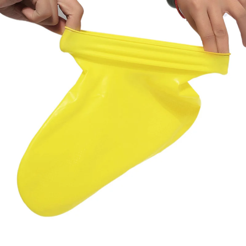 1 пара низкие/высокие водонепроницаемые чехлы для обуви многоразовые латексные