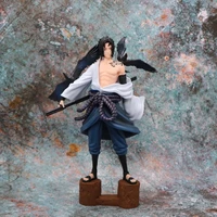 naruto figure 28cm anime antistress pvc action decoration collection uchiha sasuke figurine toys model figurine decor fidget toy