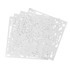 4 шт., занавески из полиэтилена, 40 х40 см