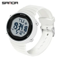 fashion sanda 2021 new top brand sports women watches casual waterproof led digital watch female wristwatches clock