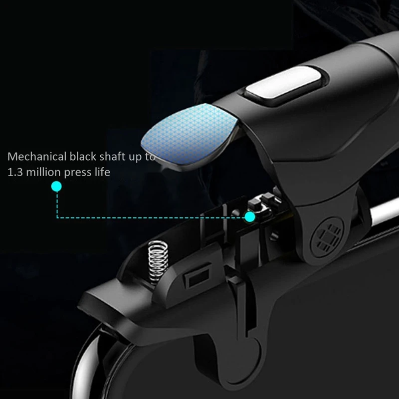 

Game Controller Mobile Phone Back Clip Gamepad Trigger Button Joystick for iPhone Android Mobile Phone PUBG Game