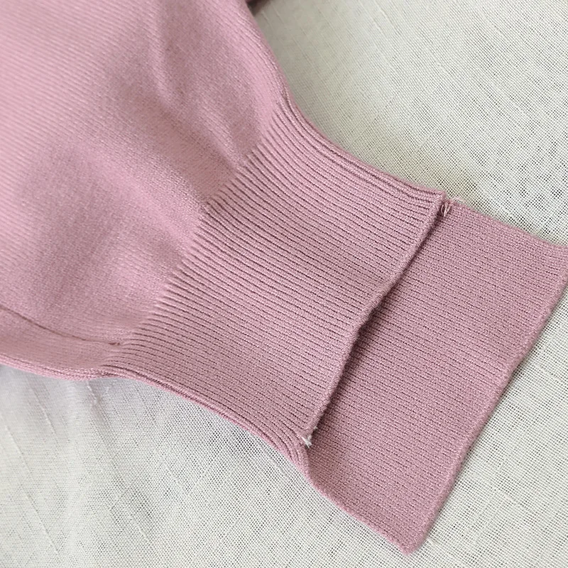 Трикотажные костюмы женщин комплект из двух предметов свитер топ и штаны