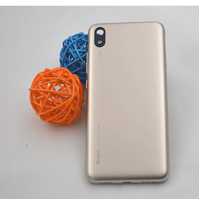 Для Xiaomi Redmi 7A Redmi7A задняя крышка корпуса с камерой len батарея чехол с логотипом Замена