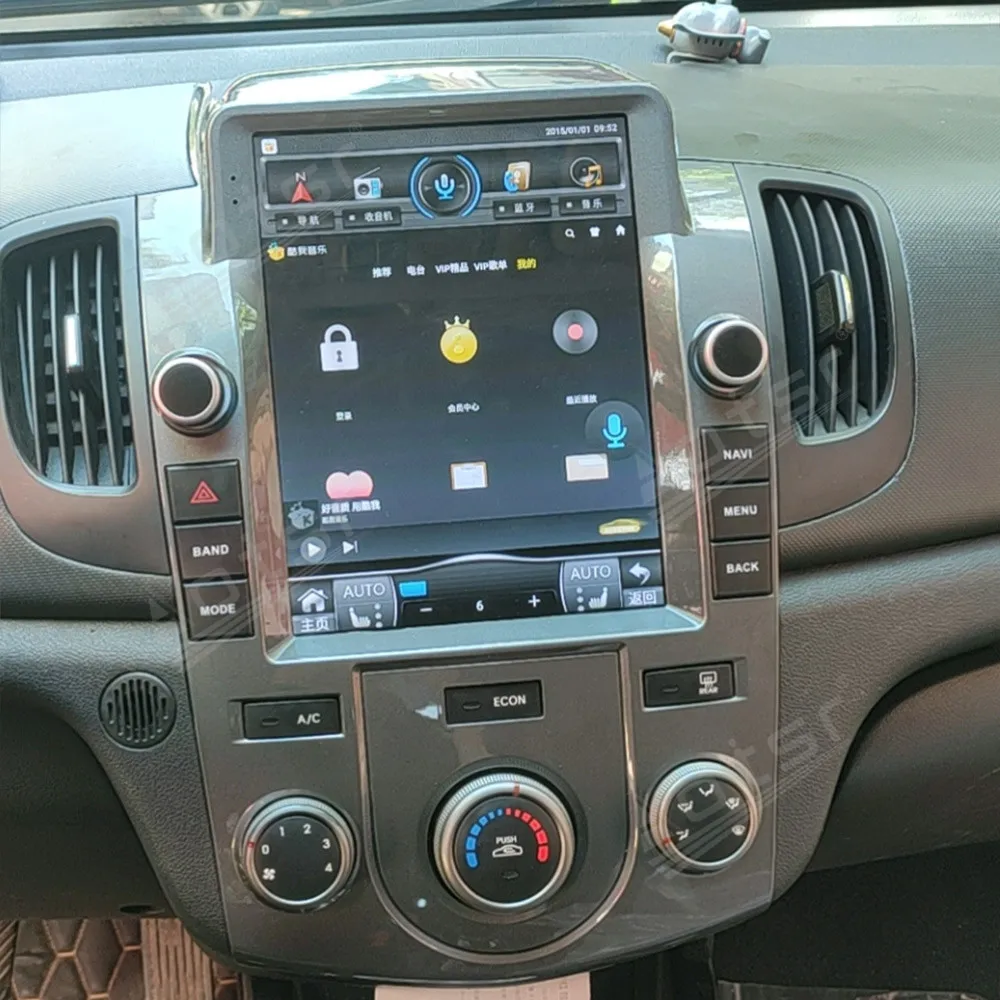 저렴한 기아 포르테 128-2009 용 6 + 2016 GB 안드로이드 10 테슬라 자동차 라디오 무선 카플레이 GPS 네비게이션 DSP 자동차 멀티미디어 플레이어