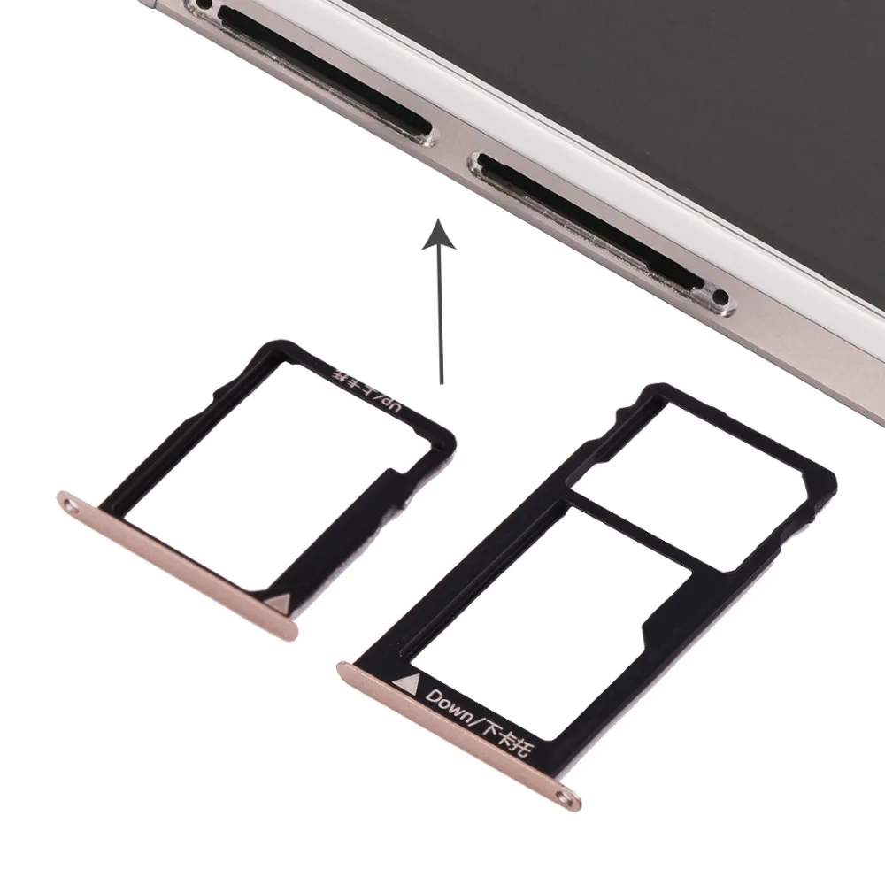 Запасная часть sim карты для Huawei Honor 5X/GR5 Micro SIM лоток + нано и микро карт SD слот