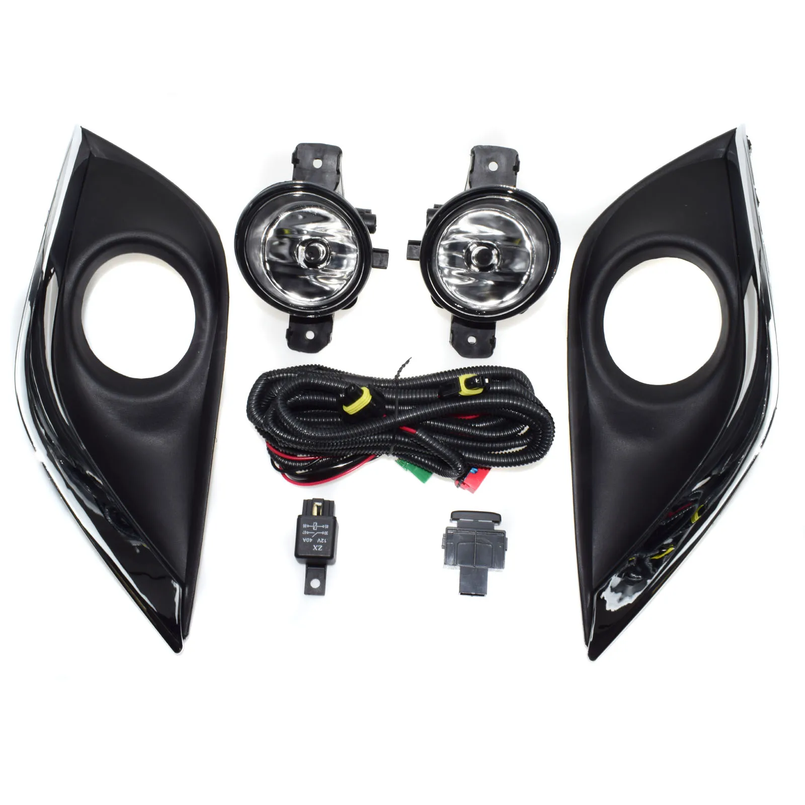 WOLFIGO 1 компл. Прозрачные линзы Противотуманные фары с ободом проводное реле 622576W80A