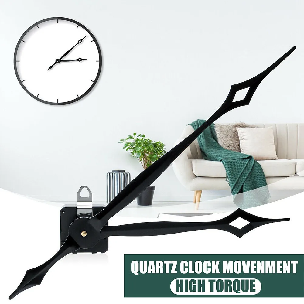 

1.5V High Torque Quartz Controlled Clock Movement Mechanism Hour Minute Hands Quartz Clock Mechanism Kit Without Battery