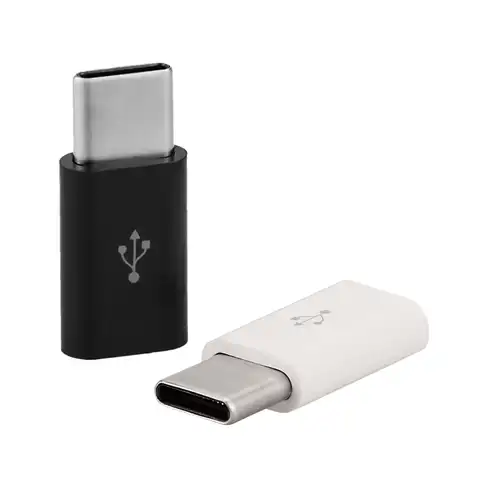 Адаптер Micro USB/USB C, 5 шт., разъем Micro USB для адаптера USB Type C (подходит не для всех телефонов)
