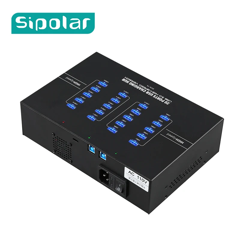 Sipolar 20 промышленный порт USB 3 0 синхронизирует и заряжает концентратор встроенный