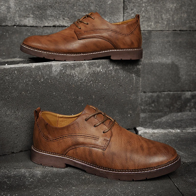 KATESEN/Мужская обувь Повседневная из натуральной кожи высококачественные уличные