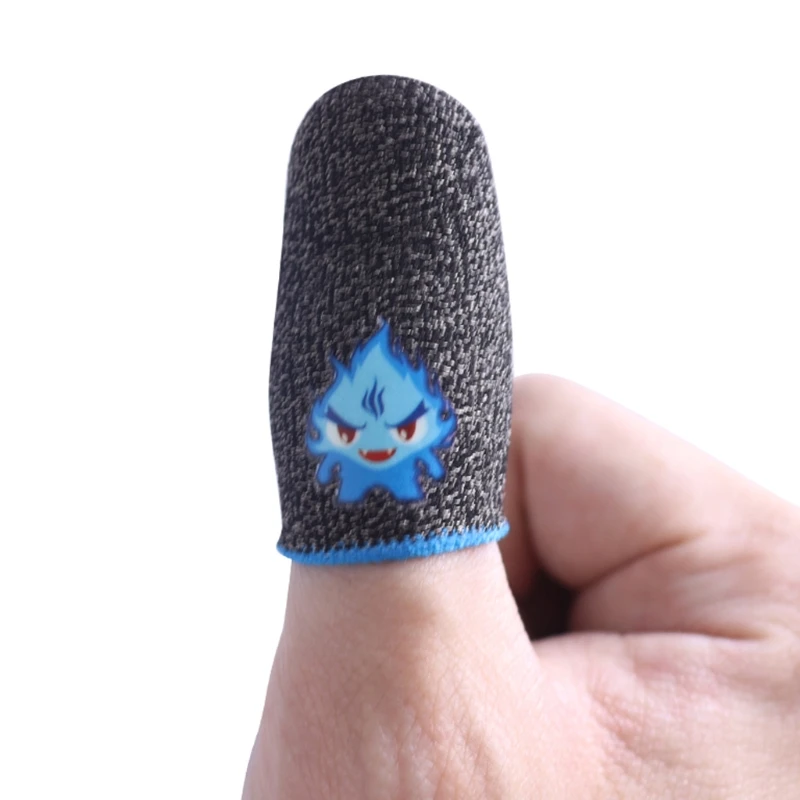 

H052 Ultra-Thinï¼Mobile Finger Sleeve Anti-Sweat Breathable Touchscreen Anti-Skid Finger Sleeve for Mobile Phone Games