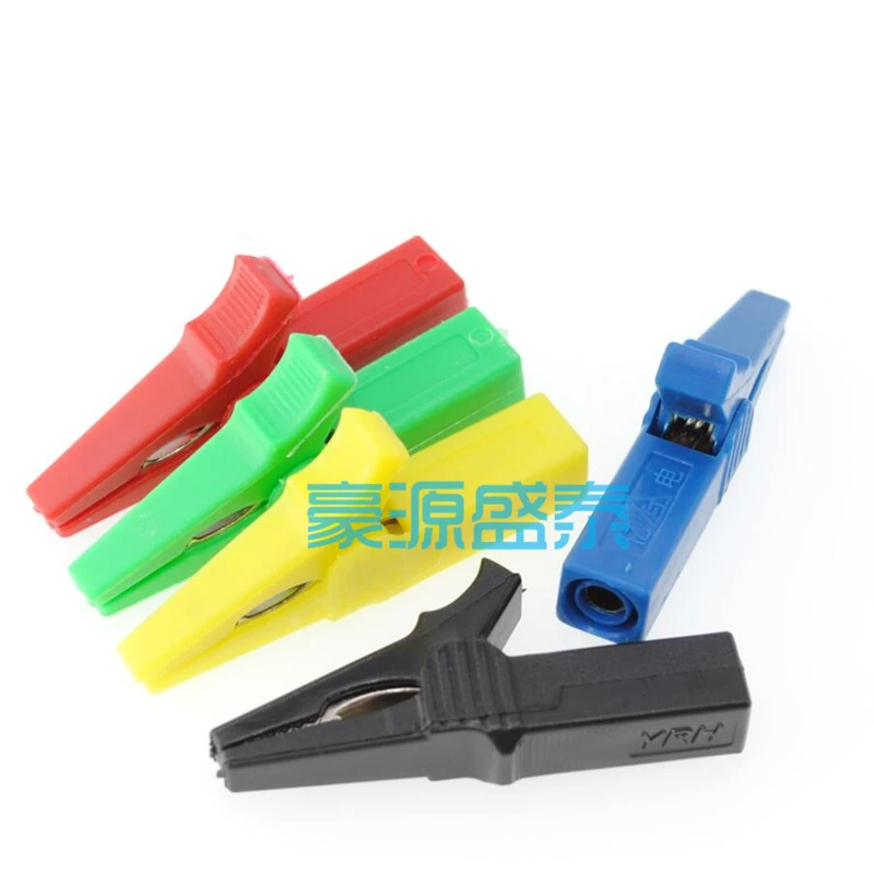 

5PCS/Lot Battery Test Clip 85MM HV Alligator Clip For Banana Plug 4mm Multimeter Probes Crocodile Clip For Car Auto