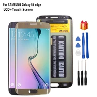 original for samsung galaxy s6 edge lcd display g925 g925i g925f touch screen digitizer phone parts oled display free tools