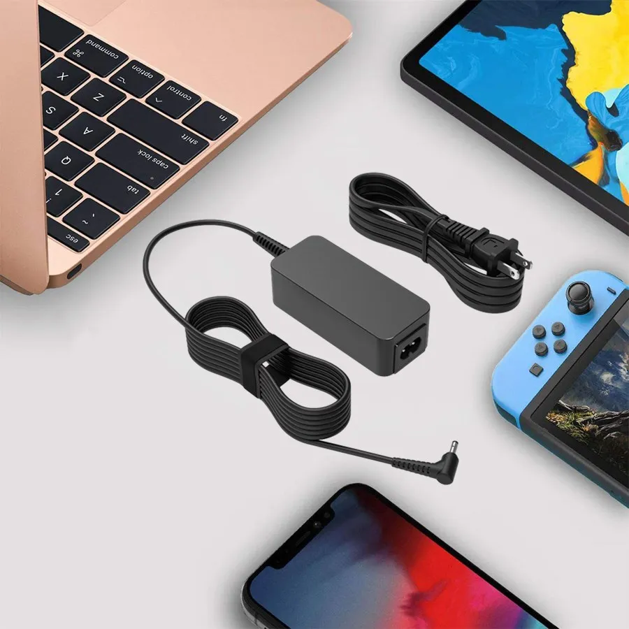 

45W School Chromebook Charger Fit for Lenovo Chromebook N23 N22 N42 N22-20 N42-20 Winbook 100e 300e ADL45WCC Yoga 710 11 14