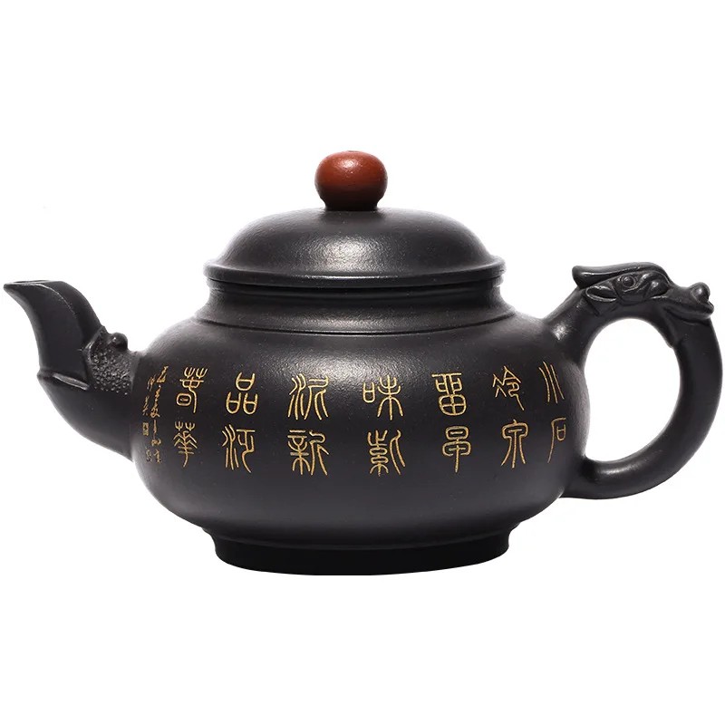 

Origin Zisha teapot Yixing boutique handmade home Hongyun tea pot online shop